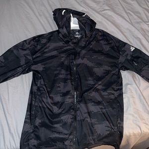 Adidas Black Camo Running Jacket